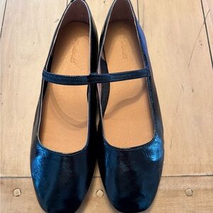 Madewell Black Mary Jane Flats